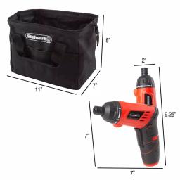 Stalwart 3.6V Cordless Electric Screwdriver Kit with 101-Piece Accessory Set thumbnail 2