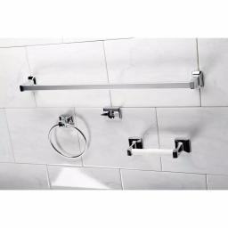Kingston Brass Americana 4-Piece Polished Chrome Bath Hardware Set thumbnail 3