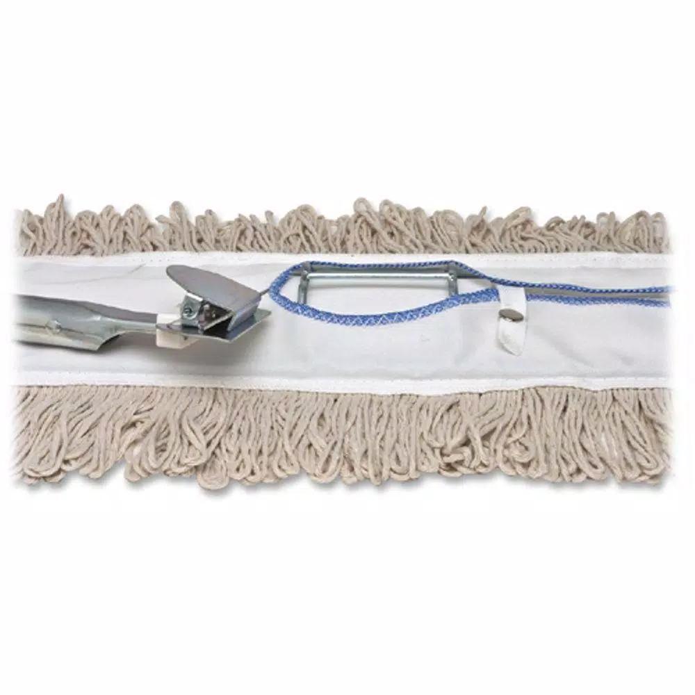 Genuine Joe 36-Inch Chrome-Plated Dust Mop Frame with 360° Swivel