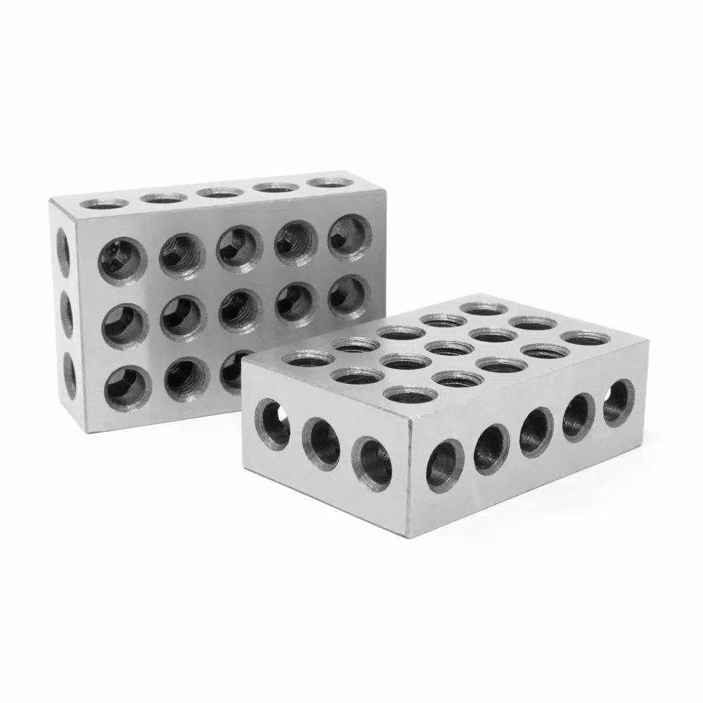 WEN Metric 1-2-3 Gauge Blocks, Hardened Steel Precision Set (2-Pack)