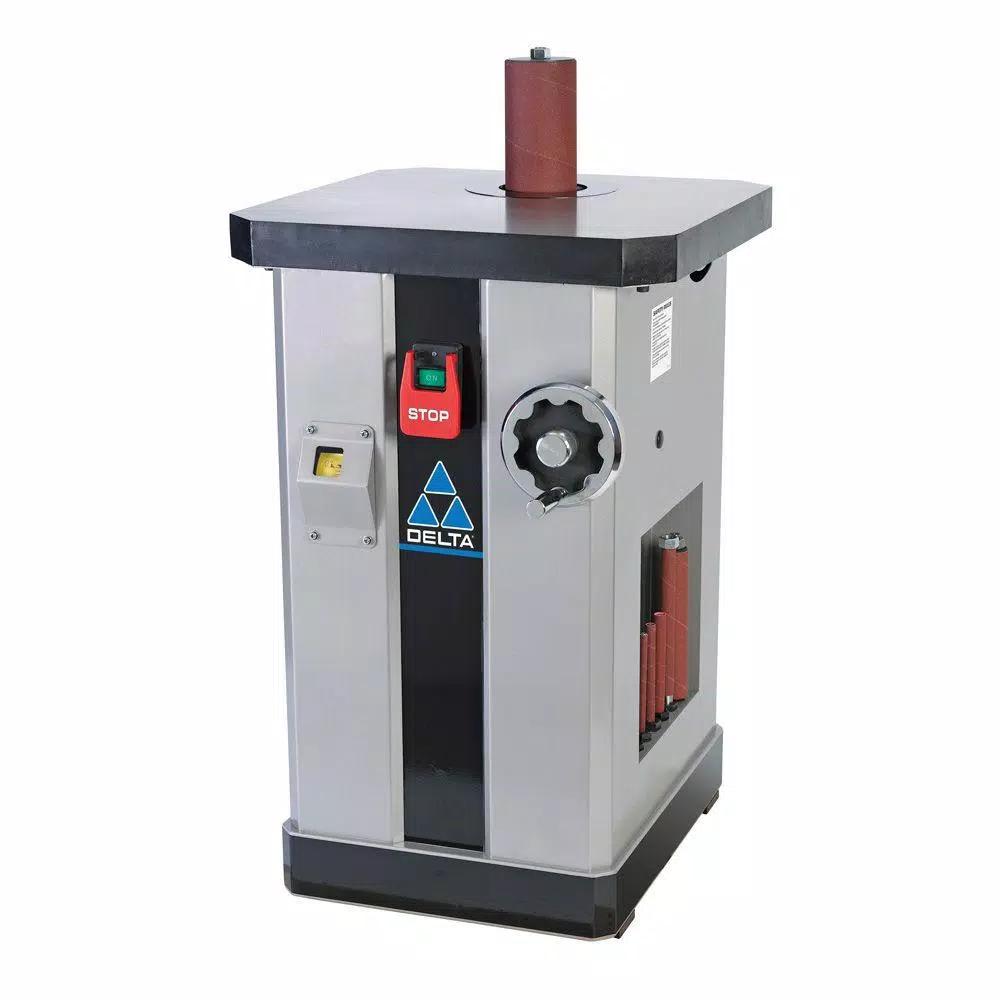 Delta 1 HP Oscillating Spindle Floor Sander with Tilting Arbor