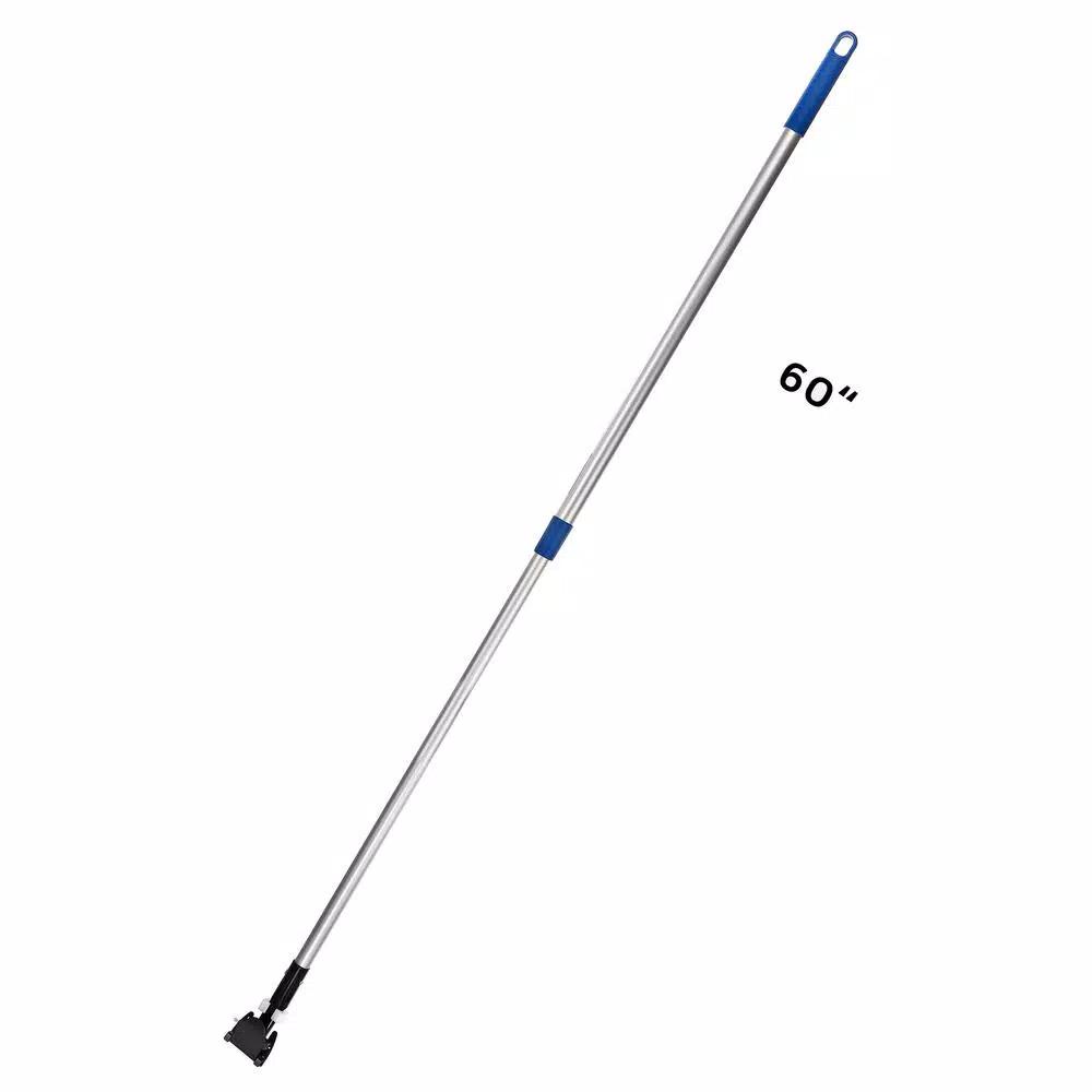 Alpine Industries 24 in. Microfiber Wet/Dry Dust Mop Set with 60 in. Telescopic Handle
