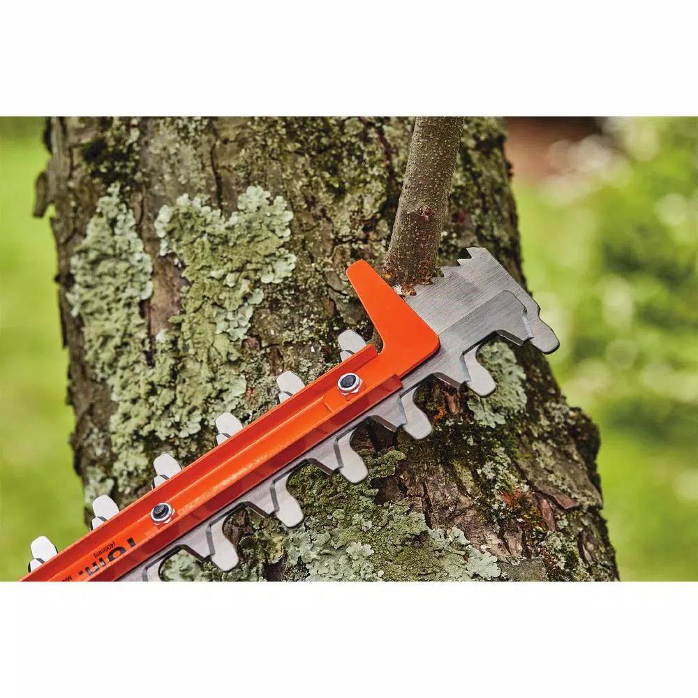 BLACK+DECKER 16 in. Corded Electric Hedge Trimmer with SAWBLADE, 3.0 Amp