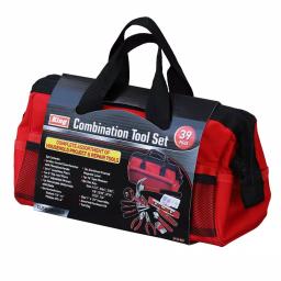 KING 39-Piece Combination Tool Set with Tool Bag - Household Repair Hand Tool Kit thumbnail 2