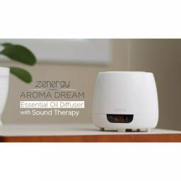 iHome Zenergy Aroma Dream iZA40W White Essential Oil Diffuser & Sound Therapy Alarm Clock thumbnail 9