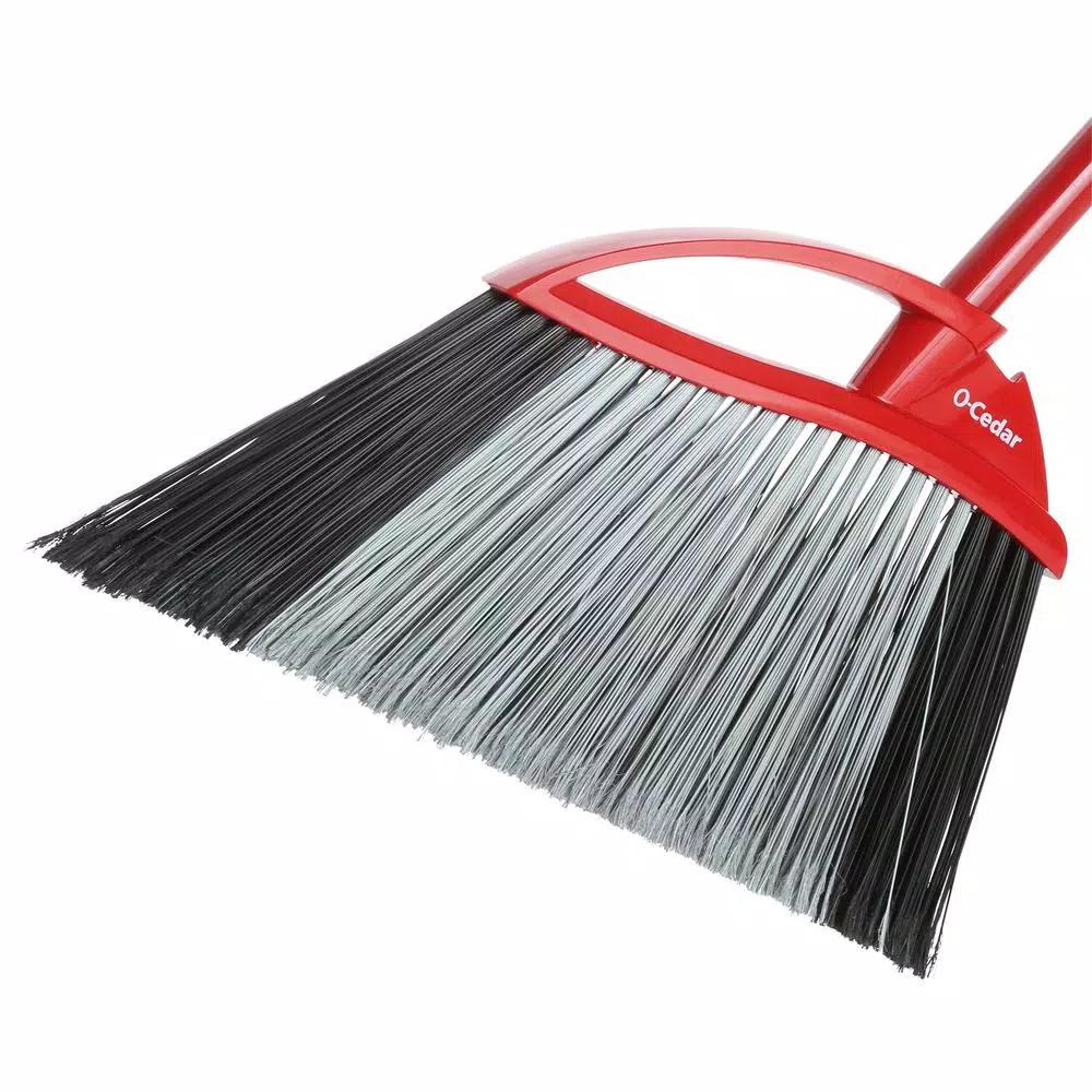 O-Cedar PowerCorner MAX Extra Large Broom and Dustpan Set with Double Bristle Technology