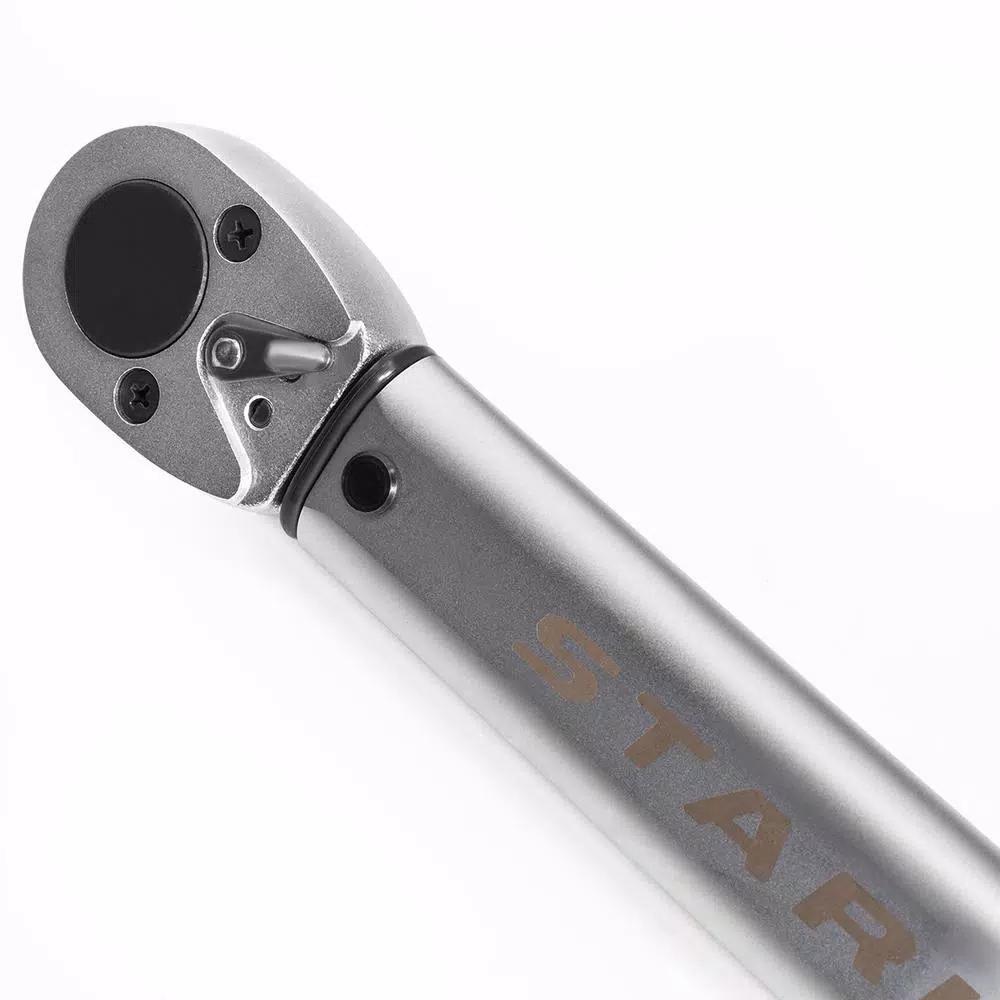 Stark 3/4 in. Drive Micro-Adjustable Click Torque Wrench, 75-300 ft./lb., with Storage Case