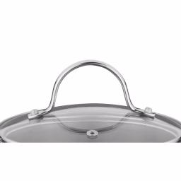 BergHOFF Essentials Comfort 1.7 qt. Round Stainless Steel Casserole Dish with Glass Lid thumbnail 3