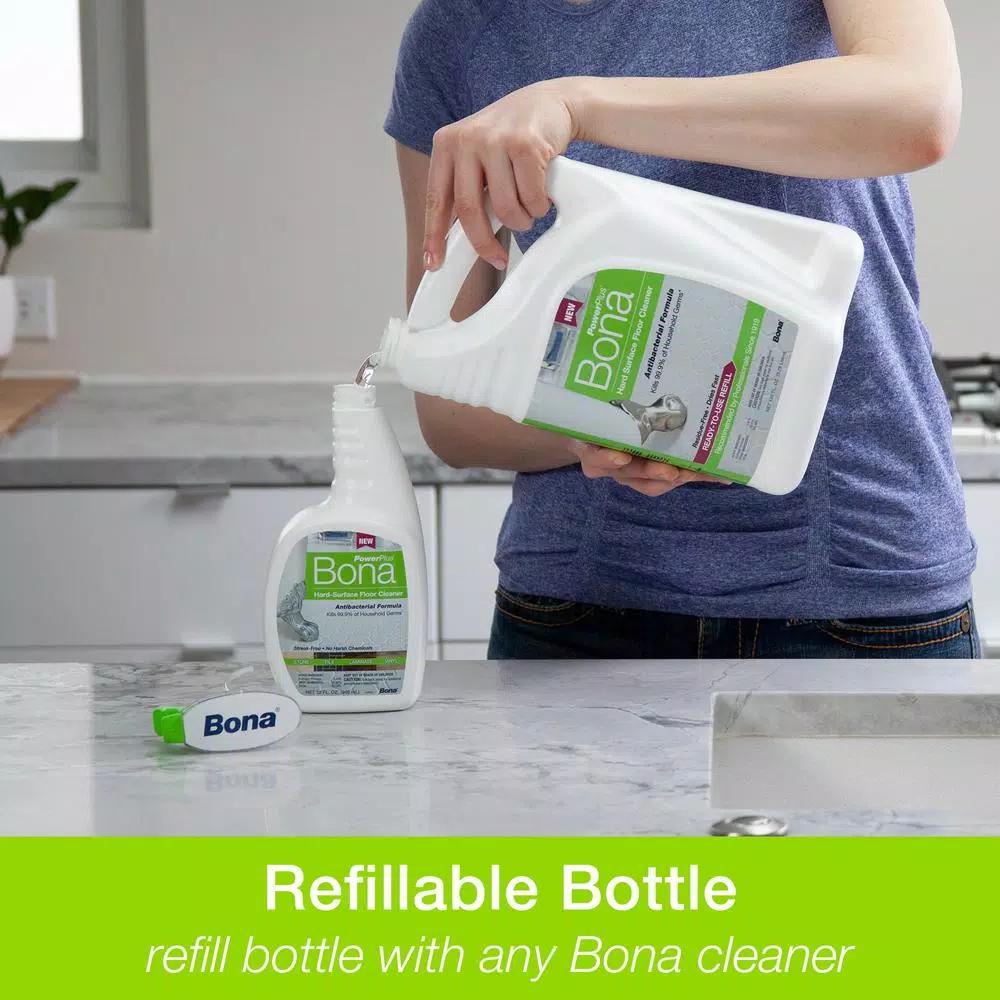 Bona PowerPlus Antibacterial Hard-Surface Floor Cleaner, 32 oz.
