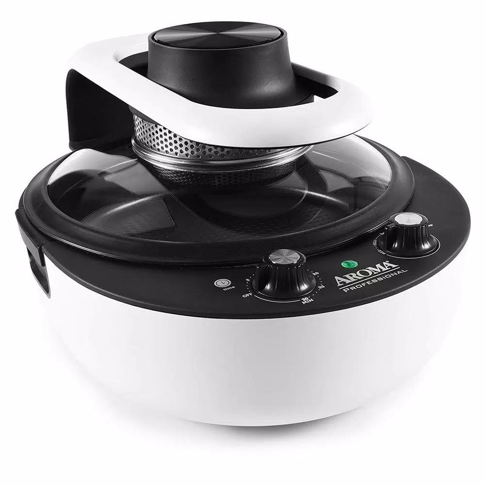 Aroma 4.7 Qt. Black Electric Air Fryer Multi-Cooker