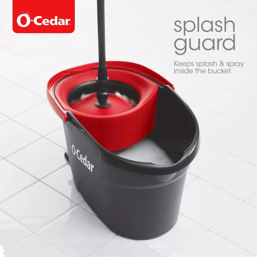 O-Cedar EasyWring Microfiber Spin Mop and Bucket System