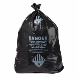 Ultrasac 33 Gallon Asbestos Disposal Bags, 4 Mil Heavy Duty, Black (50-Count) thumbnail 1