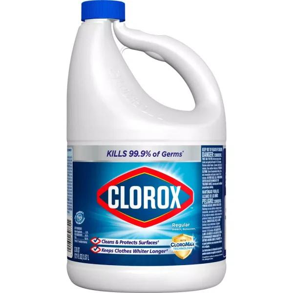 Clorox Disinfecting Bleach with CloroMax Technology, 121 oz Liquid Concentrated Formula