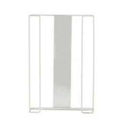 Alpine Industries Triple Box White Metal Wire Wall Mounted Glove Dispenser thumbnail 1