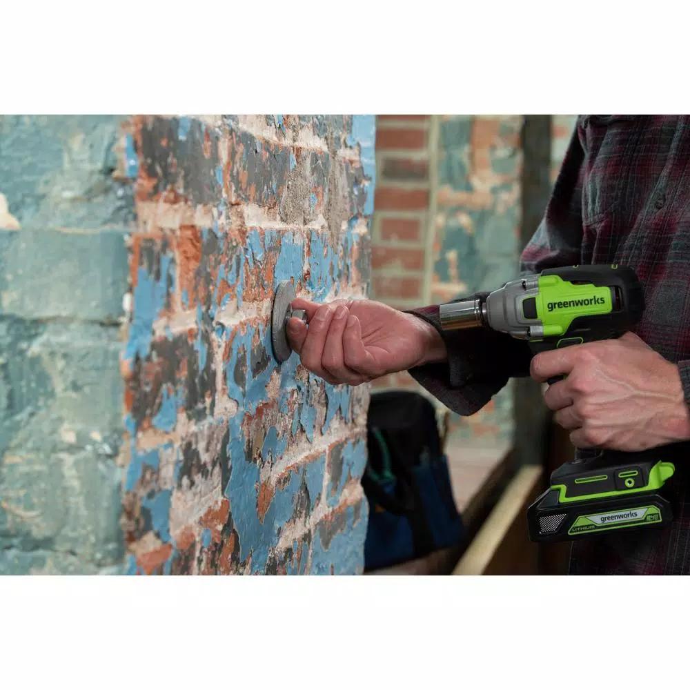 Greenworks 24V Cordless Brushless SDS-Plus Rotary Hammer, 2J (Tool Only)