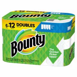 Bounty Select-A-Size White Paper Towels, 6 Double Rolls thumbnail 3