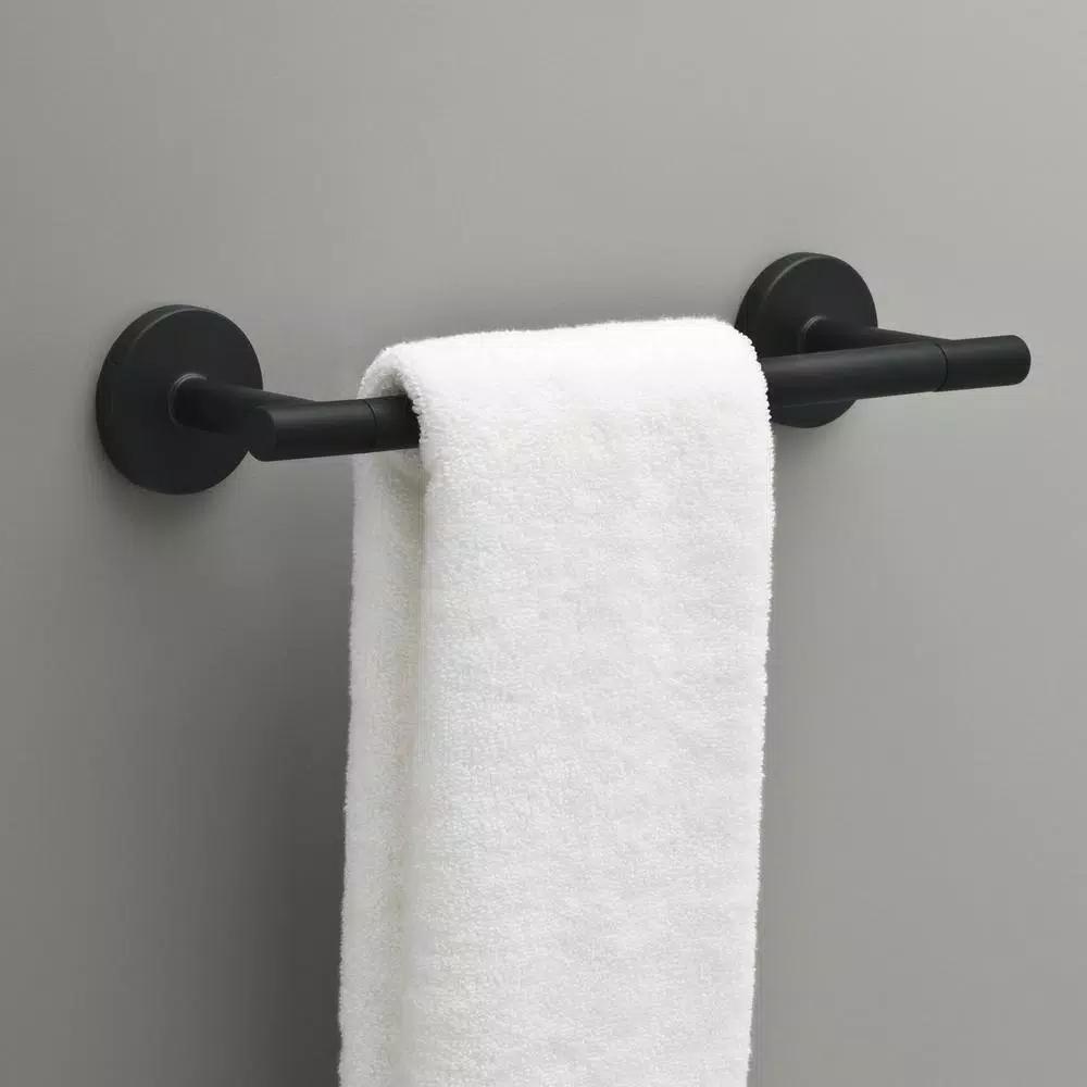 Delta Lyndall 9 in. Single Towel Bar, Matte Black