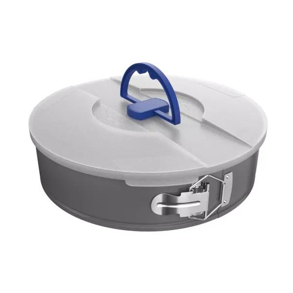 Classic Cuisine 10 in. Nonstick Carbon Steel Springform Cake Pan and Lid Set, 2-Piece