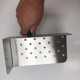 Paragon Large Stainless Steel Nacho Scoop with Ergonomic Handle thumbnail 4