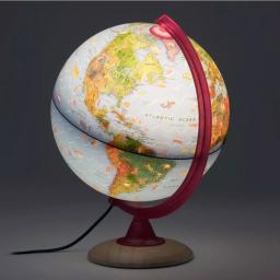 Waypoint Geographic Circus Explorer 10 in. Illuminated Desktop Globe for Kids with Beech Wood Base thumbnail 4