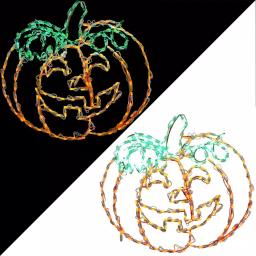 Haunted Hill Farm Happy Jack-O-Lantern LED Halloween Light, Indoor/Outdoor Pumpkin Decor thumbnail 7