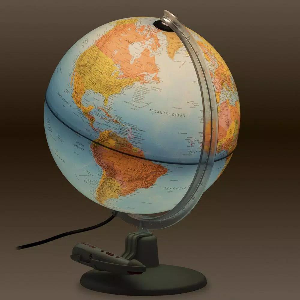 Waypoint Geographic Parlamondo 16 in. Interactive Smart Globe with Rechargeable Talking Pen & LED Illumination