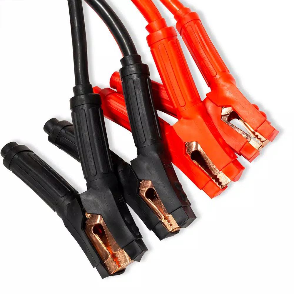 Stark 25 ft. Heavy-Duty 0-Gauge Battery Jumper Cables, 600 Amp