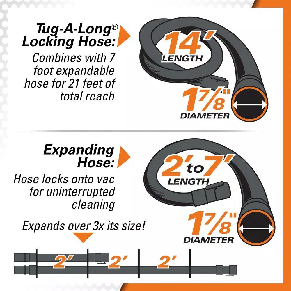 RIDGID 5 Gal. Stor-N-Go 5.0 Peak HP Wet/Dry Shop Vacuum with Wall Mount and Premium Car Cleaning Kit