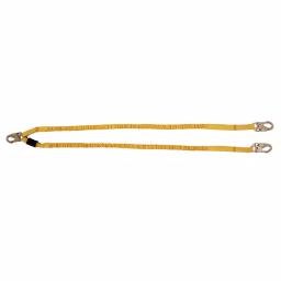 WERNER Upgear 6 ft. SoftCoil Twin Leg Lanyard with Energy Absorbing Inner Core and Snap Hooks thumbnail 2
