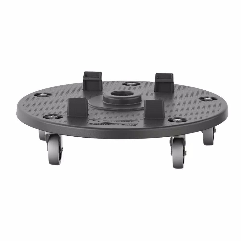 Suncast Commercial Resin Utility Trash Can Dolly, 250 lb Capacity