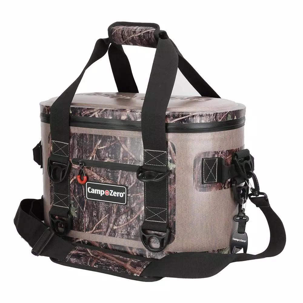 Camp-Zero 17.6 Qt. Soft Cooler, 30-Can Capacity, Beige and Camo