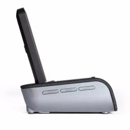 iHome TIMEBASE iBTW20B Bluetooth Alarm Clock with Wireless Qi Charging and USB Port thumbnail 2