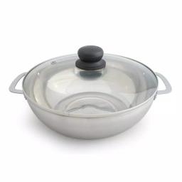 SPT 1300W Single Burner Induction Cooktop with 3.5L Stainless Steel Pot and Glass Lid, Black & Stainless Steel thumbnail 4