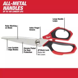 Milwaukee Jobsite Straight and Offset Scissors 2-Piece Set thumbnail 3