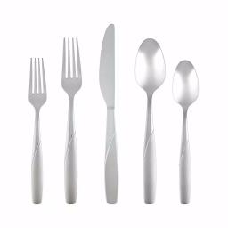 Cambridge Silversmiths Southview Sand 20-Piece 18/0 Stainless Steel Flatware Set, Service for 4 thumbnail 1