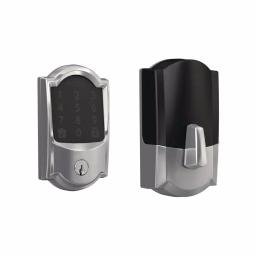 Schlage Encode Smart Wi-Fi Deadbolt with Alarm, Bright Chrome thumbnail 1