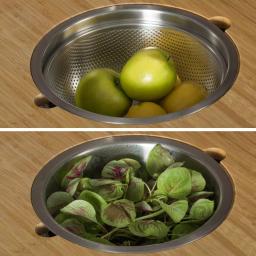 KRAUS Stainless Steel Mixing Bowl and Colander Set for Workstation Sinks thumbnail 1