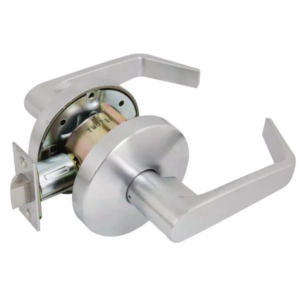 US Lock 2050 GR2 Passage Hall/Closet Door Lever, US26D Dull Chrome, 2-3/8 in. Backset