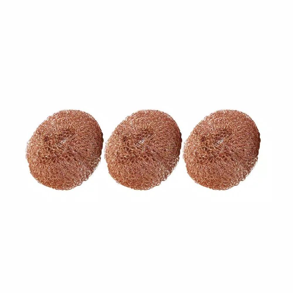 Scotch-Brite 2.8 in. Copper Coated Scouring Pads, 3-Pack