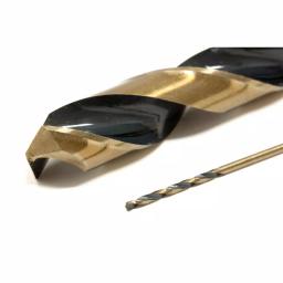 WEN 29-Piece HSS Jobber Drill Bit Set with Black Gold Finish and Carrying Case thumbnail 6