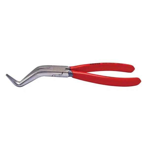 KNIPEX 8 in. Double Angled Long Nose Pliers, No Cutter