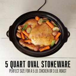 Weston Realtree Edge 5 Qt. Camouflage Slow Cooker with Lid Latch Strap thumbnail 8