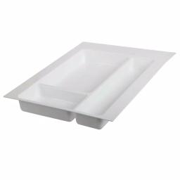 Real Solutions for Real Life Real Solutions by Knape and Vogt Plastic Utility Drawer Organizer, White thumbnail 1