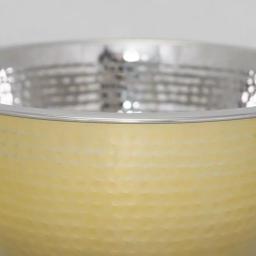 ExcelSteels 5 Qt. Professional Stainless Steel Hammered Mixing Bowl with Gold Tone thumbnail 3