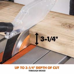 Evolution Power Tools RAGE5-S 15 Amp 10 in. Multi-Material Table Saw with Folding Stand thumbnail 9