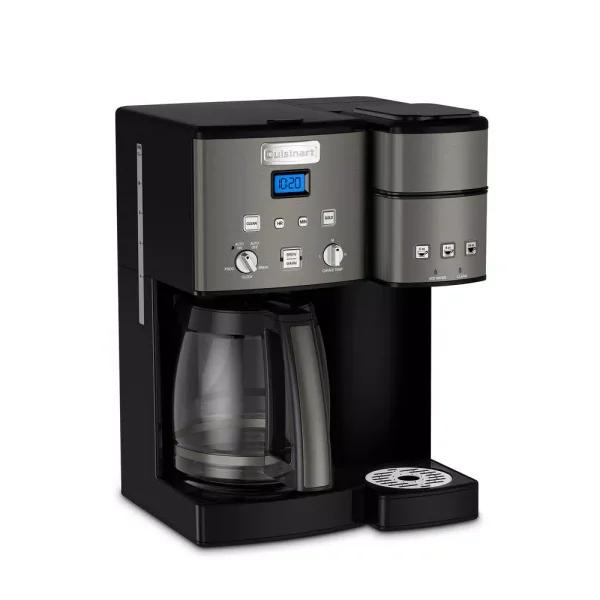 Cuisinart Coffee Center 12-Cup Coffee Maker and Single Serve Brewer, Black Stainless Steel