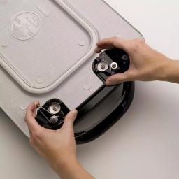 Presto 264 sq. in. Black Ceramic Electric Griddle with Temperature Sensor and Removable Handles thumbnail 3