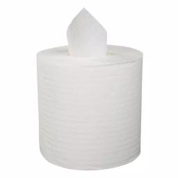 Boardwalk White 2-Ply Center-Pull Roll Towels, 10 in. W, 600 Sheets per Roll, 6 Rolls per Carton thumbnail 1