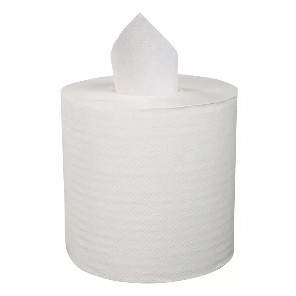 Boardwalk White 2-Ply Center-Pull Roll Towels, 10 in. W, 600 Sheets per Roll, 6 Rolls per Carton