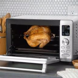Cosori 25L Convection Toaster Oven with Stainless Steel Finish and Rotisserie Set thumbnail 3